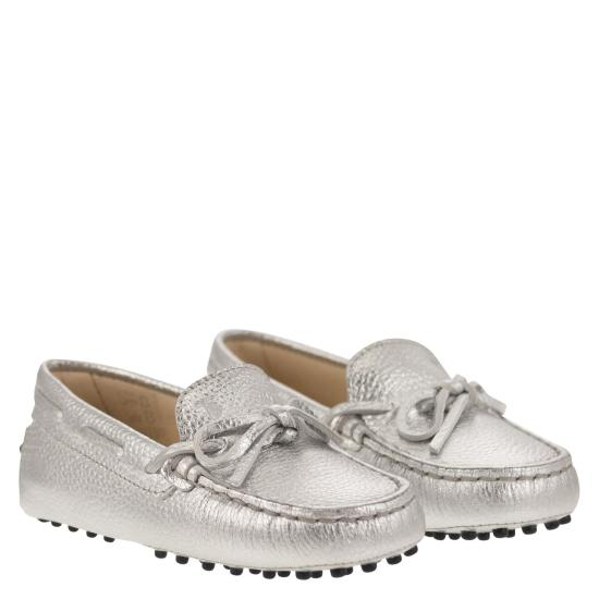  [키즈] 토즈 모카신 UXT00G00050T17 SILVER - TODS