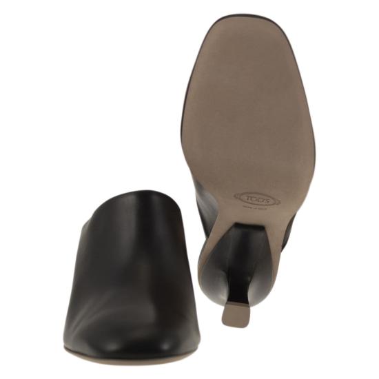  토즈 뮬/슬리퍼 XXW19L0IJ40GOC BLACK - TODS