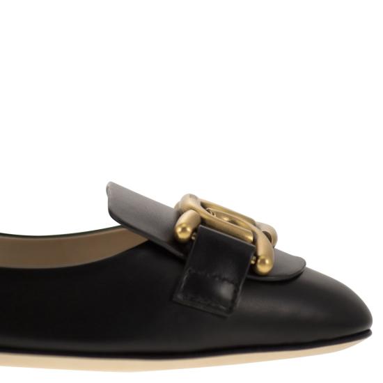  토즈 플랫 슈즈 XXW94K0IB70OON BLACK - TODS