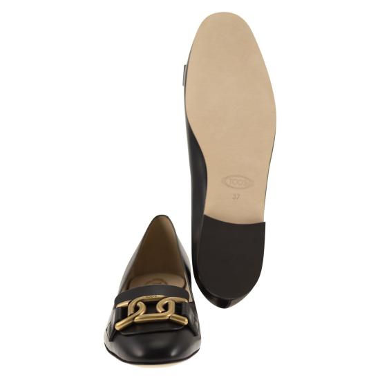  토즈 플랫 슈즈 XXW94K0IB70OON BLACK - TODS