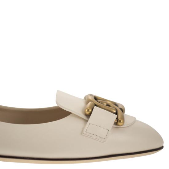  토즈 플랫 슈즈 XXW94K0IB70OON CREAM - TODS