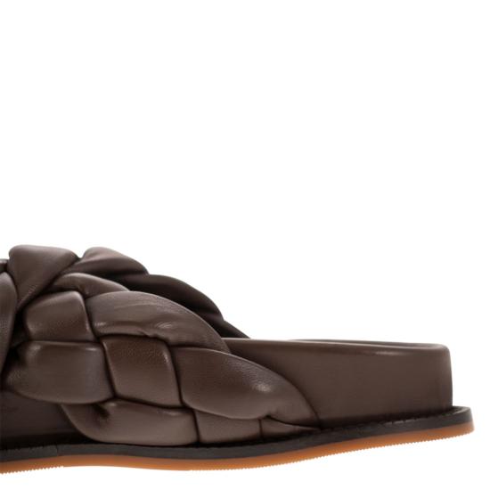  파비아나 필리피 뮬/슬리퍼 ASD274A929 H137 COFFEE - FABIANA FILIPPI