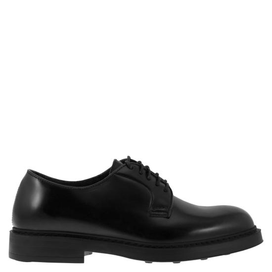  듀칼 레더 레이스업 슈즈 DU1385BRUXUF007 BLACK