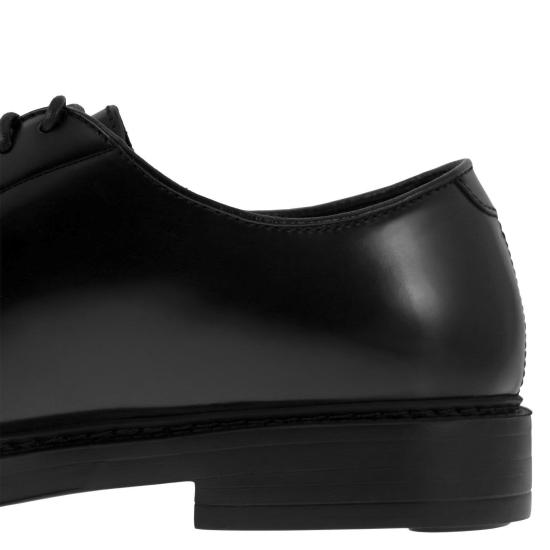  듀칼 레더 레이스업 슈즈 DU1385BRUXUF007 BLACK - DOUCAL’S