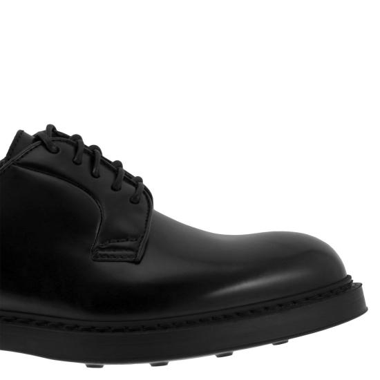  듀칼 레더 레이스업 슈즈 DU1385BRUXUF007 BLACK - DOUCAL’S