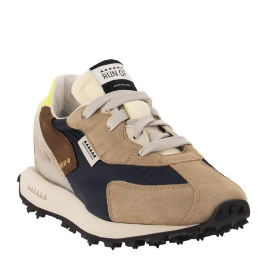  런오브 스니커즈 BARRIO M 40039 BLUE BEIGE - RUN OF