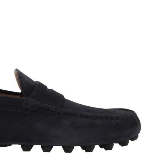 26SS 토즈 고미노 스웨이드 드라이빙 슈즈 XXM52K00640RE0 BLUE - TODS