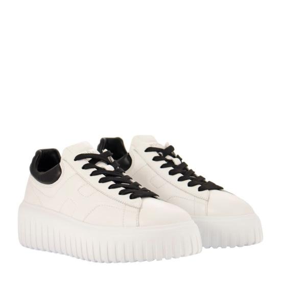  호간 H-스트라이프 스니커즈 HXW6450FC60LE9 WHITE BLACK - HOGAN
