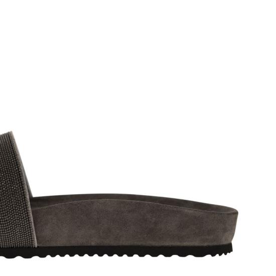  브루넬로 쿠치넬리 뮬/슬리퍼 MZMIG1390 LIGNITE - BRUNELLO CUCINELLI