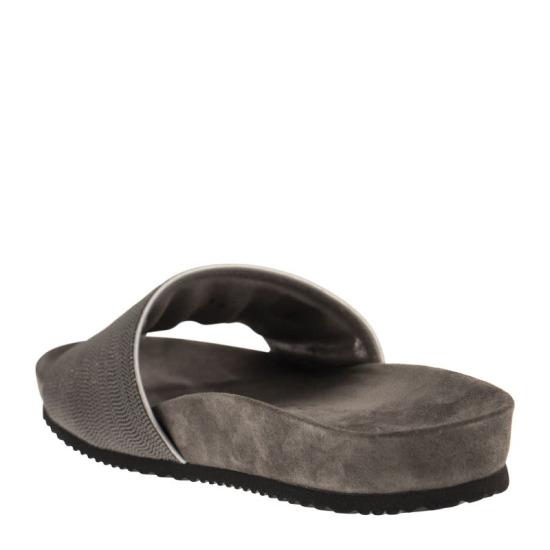  브루넬로 쿠치넬리 뮬/슬리퍼 MZMIG1390 LIGNITE - BRUNELLO CUCINELLI