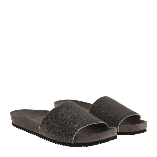  브루넬로 쿠치넬리 뮬/슬리퍼 MZMIG1390 LIGNITE - BRUNELLO CUCINELLI