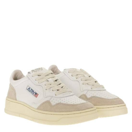  오트리 스니커즈 AULW WHITE BEIGE - AUTRY