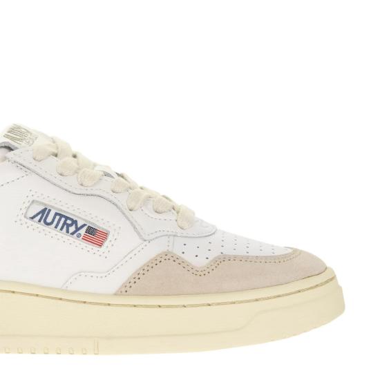  오트리 스니커즈 AULW WHITE BEIGE - AUTRY