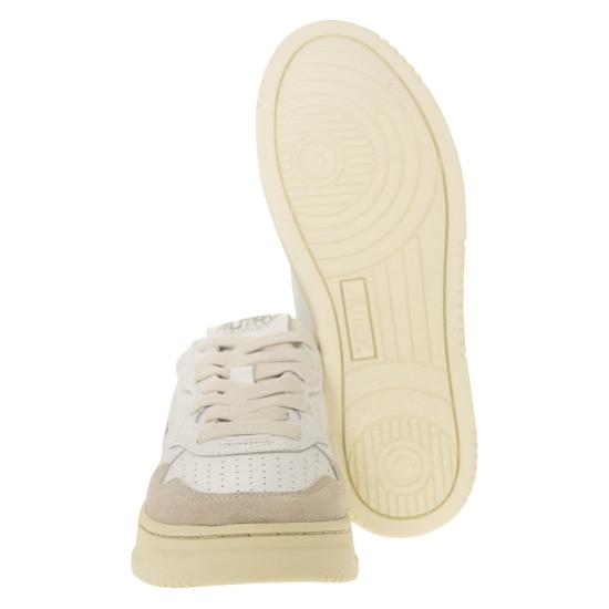  오트리 스니커즈 AULW WHITE BEIGE - AUTRY