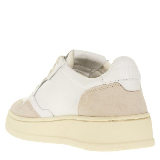  오트리 스니커즈 AULW WHITE BEIGE - AUTRY