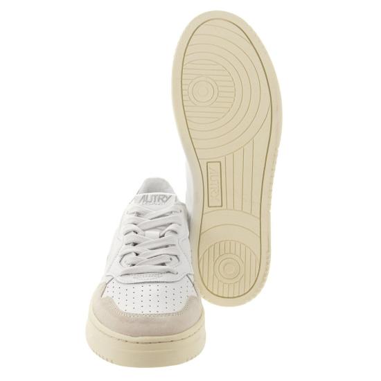  오트리 메달리스트 로우 스니커즈 AULM WHITE GREEN - AUTRY