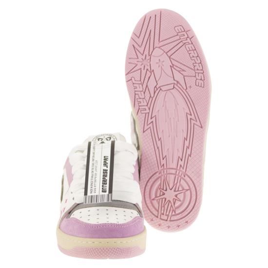 24FW 엔터프라이즈 재팬 뮬/슬리퍼 BG4003 WHITE PINK - ENTERPRISE JAPAN