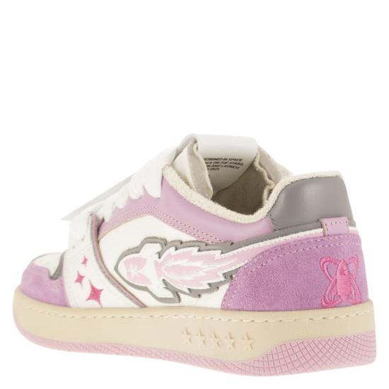 24FW 엔터프라이즈 재팬 뮬/슬리퍼 BG4003 WHITE PINK - ENTERPRISE JAPAN