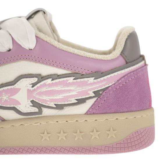 24FW 엔터프라이즈 재팬 뮬/슬리퍼 BG4003 WHITE PINK - ENTERPRISE JAPAN