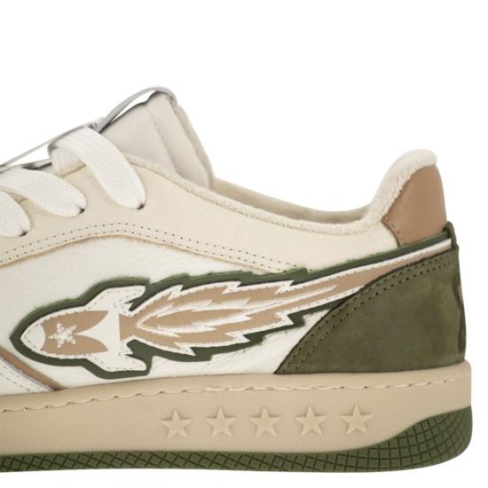  엔터프라이즈 재팬 스니커즈 BG4001 WHITE GREEN - ENTERPRISE JAPAN