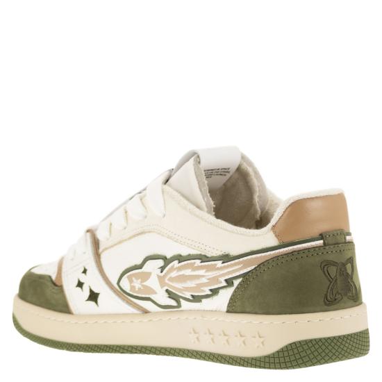  엔터프라이즈 재팬 스니커즈 BG4001 WHITE GREEN - ENTERPRISE JAPAN