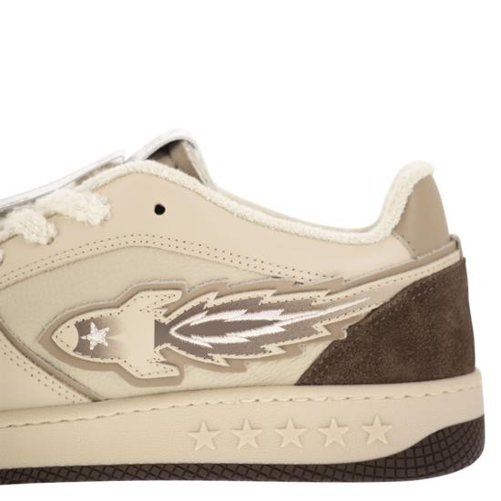  엔터프라이즈 재팬 스니커즈 BG4001 WHITE BROWN - ENTERPRISE JAPAN