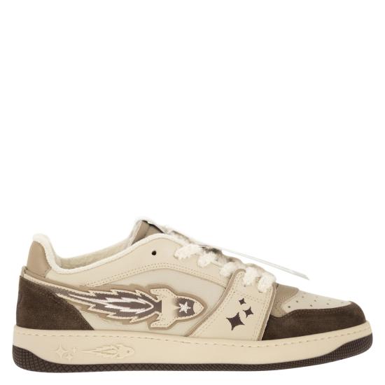  엔터프라이즈 재팬 스니커즈 BG4001 WHITE BROWN