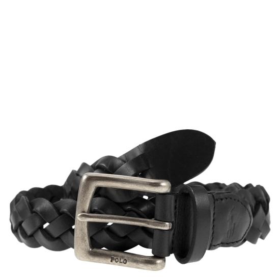  폴로 랄프로렌 가죽 벨트 405805020 BLACK