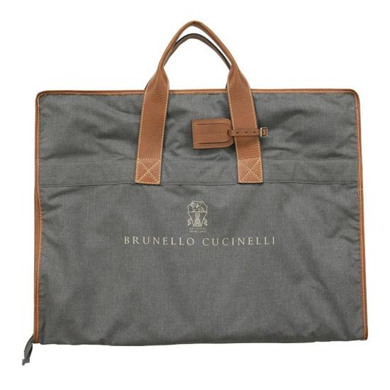  브루넬로 쿠치넬리 더플백 MWN4ZU390 GREY