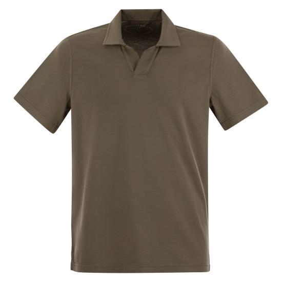  페델리 폴로 티셔츠 7UED0105 BROWN