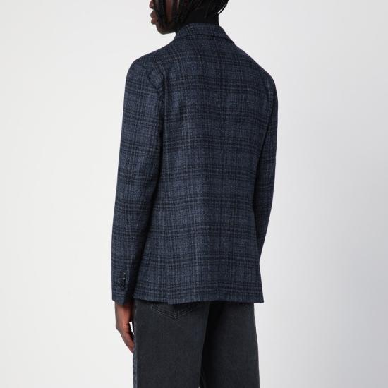  딸리아토레 / 남성 싱글 브레스트 체크 블레이저 1SMC22K440022 Blue BPG - TAGLIATORE