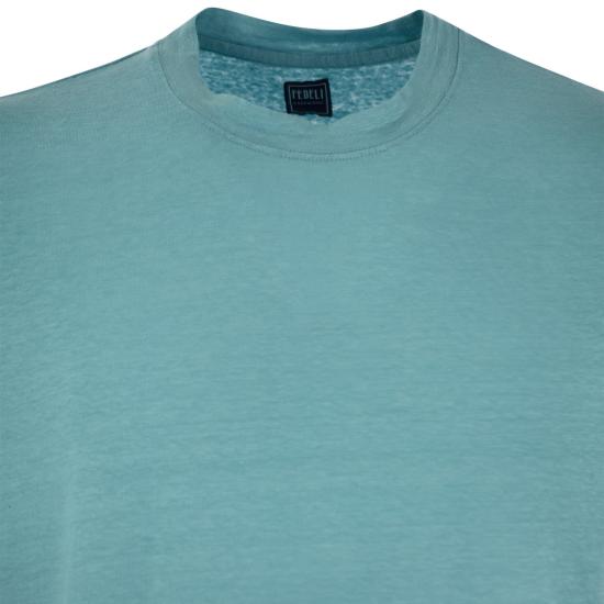  페델리 반팔 티셔츠 7UED0151 LIGHT BLUE - FEDELI