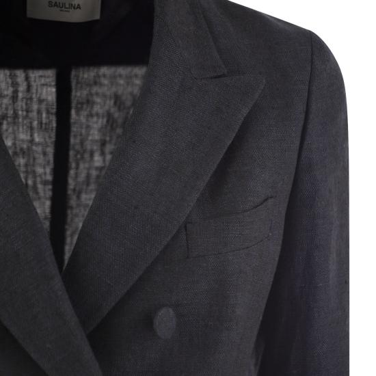  사울리나 수트 자켓 SAB103 BLUE - SAULINA