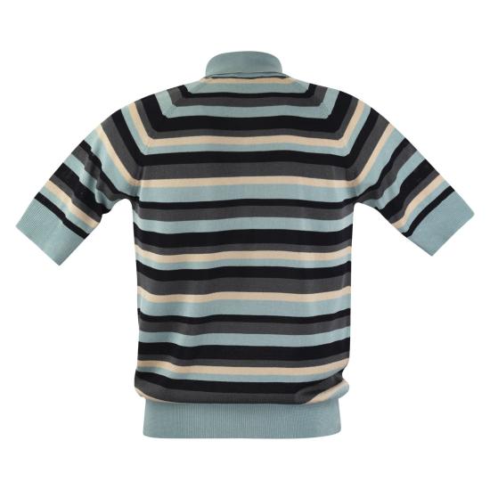  피티토리노 폴로 티셔츠 TL4SPM060GEG 24MGR GREY LIGHT BLUE - PT TORINO