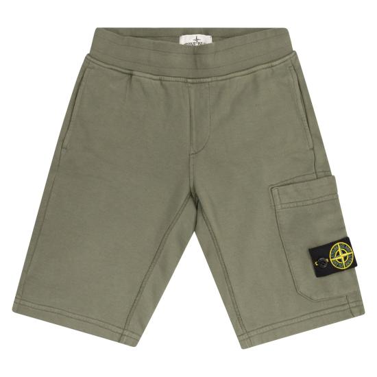  [키즈] 스톤 아일랜드 쇼츠/버뮤다 801661840 OLIVE GREEN