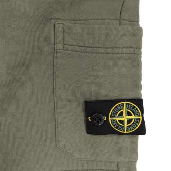  [키즈] 스톤 아일랜드 쇼츠/버뮤다 801661840 OLIVE GREEN - STONE ISLAND
