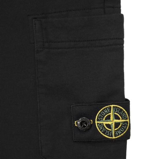  [키즈] 스톤 아일랜드 쇼츠/버뮤다 801661840 BLACK - STONE ISLAND