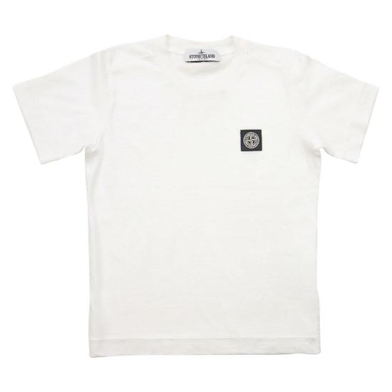  [키즈] 스톤 아일랜드 티셔츠 801620147 WHITE