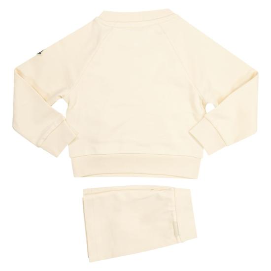  [키즈] 몽클레어 트레이닝 웨어 J19548M00013809AG CREAM - MONCLER