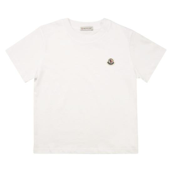  [키즈] 몽클레어 티셔츠 J19548C0001883907 WHITE