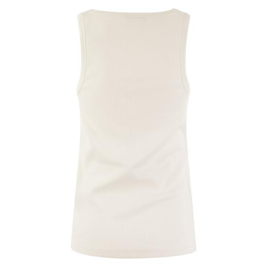  몽클레어 로고 민소매 티셔츠 J10938P0000689AK6 WHITE - MONCLER