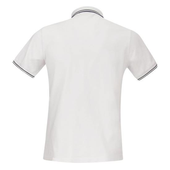  스톤 아일랜드 2SC18 스트레치 코튼 피케 숏슬리브 폴로 셔츠 80152SC18 WHITE - STONE ISLAND