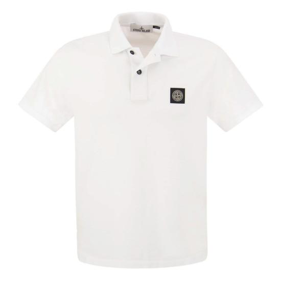  스톤 아일랜드 폴로 티셔츠 80152SC17 WHITE