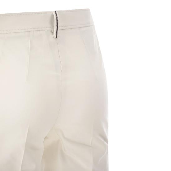  브루넬로 쿠치넬리 스트레이트 팬츠 M0F70P8593 WHITE - BRUNELLO CUCINELLI