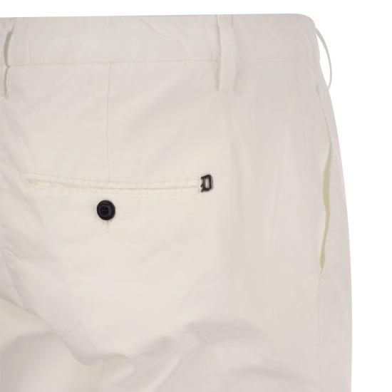  돈답 스트레이트 팬츠 UP518 PSE025U PTD DU WHITE - DONDUP