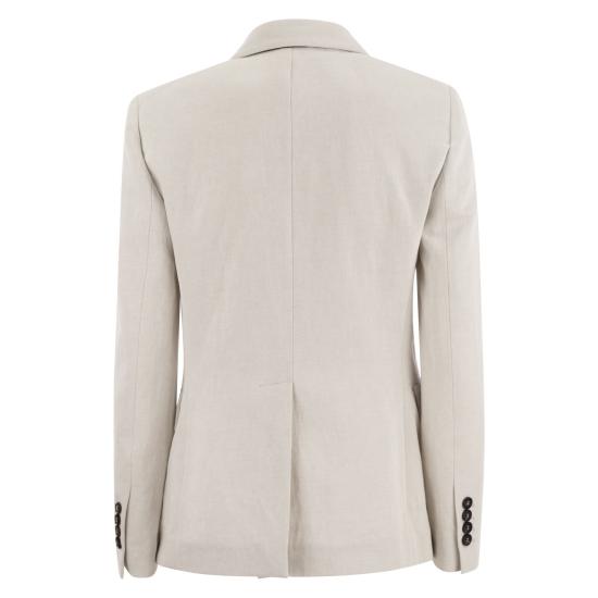  브루넬로 쿠치넬리 수트 자켓 MH5612033 CHALK - BRUNELLO CUCINELLI