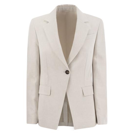  브루넬로 쿠치넬리 수트 자켓 MH5612033 CHALK
