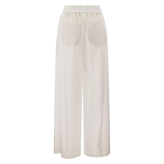  브루넬로 쿠치넬리 스트레이트 팬츠 ML949P8531 WHITE - BRUNELLO CUCINELLI