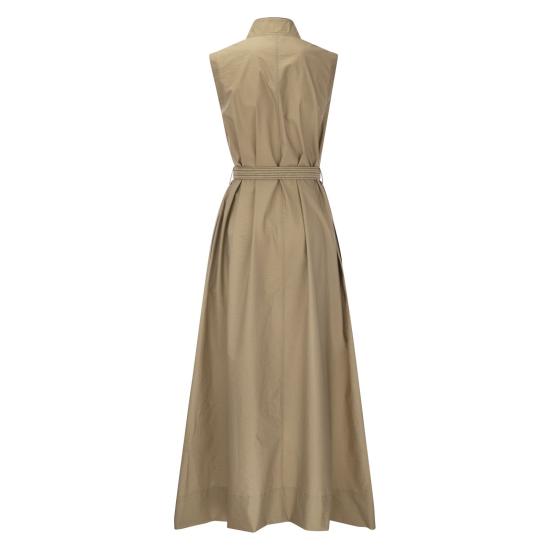  브루넬로 쿠치넬리 미디 원피스 M0F79AEG63 BEIGE - BRUNELLO CUCINELLI