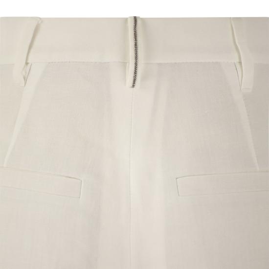  브루넬로 쿠치넬리 스트레이트 팬츠 MH126P8292 WHITE - BRUNELLO CUCINELLI